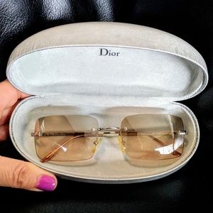 Dior | Gold Rimless Sunglasses